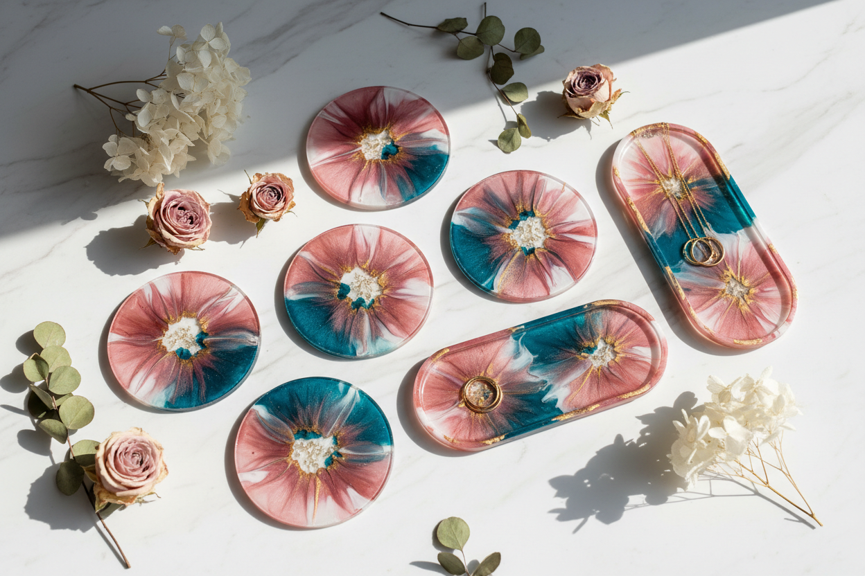 Resin Art Lifestyle Banner